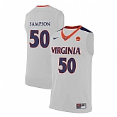 Virginia Cavaliers 50 Ralph Sampson White College Basketball Jersey Dzhi,baseball caps,new era cap wholesale,wholesale hats